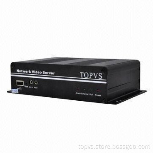 H.264 Network Video Server IP Data, Supports Image Snapshot and Send to FTP
